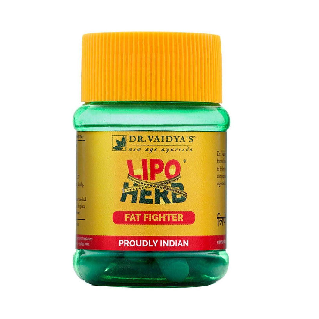 Dr. Vaidya's Lipoherb Capsules - Ayurvedic Treatment for Weight Loss| 30 capsules X 3
